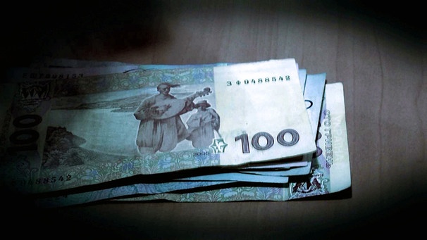 Ukrainische Geldscheine | Bild: BR