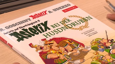 Die oberfränkische Variante von  "Asterix als Legionär" überstzt von Stefan Eichner. | Bild: BR