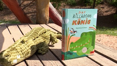 "Der Billabongkönig" erzählt die Geschichte eines Krokodils, das sein Königreich gegen einen fiesen Vogel verteidigen muss. | Bild: BR