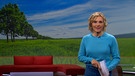 Julia Büchler moderiert die Frankenschau aktuell am 17.Mai. | Bild: BR