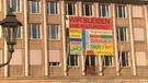 Banner aus Nürnberg nach der Verkündung der Europäischen Kulturhauptstadt. | Bild: BR