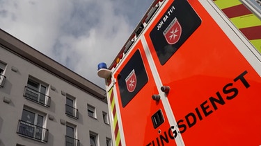 Krankenwagen der Malteser in Bamberg. | Bild: BR