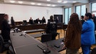 Der Gerichtssaal am Landgericht Nürnberg-Fürth. | Bild: BR