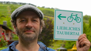 Schmidt Max radelt zum Wein im Taubertal | Bild: André Goerschel