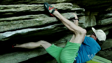 Bouldern ist ein Ganzkörpersport. | Bild: BR