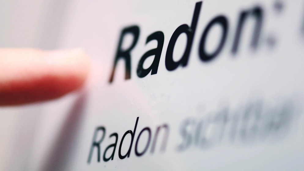 Radon (Symbolbild) | Bild: picture-alliance/dpa