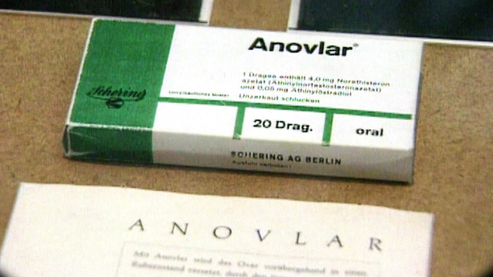 Pillenpackung "Anovlar". Vor 60 Jahren kam die erste Antibabypille in Deutschland auf dem Markt.  | Bild: BR/Gut zu wissen