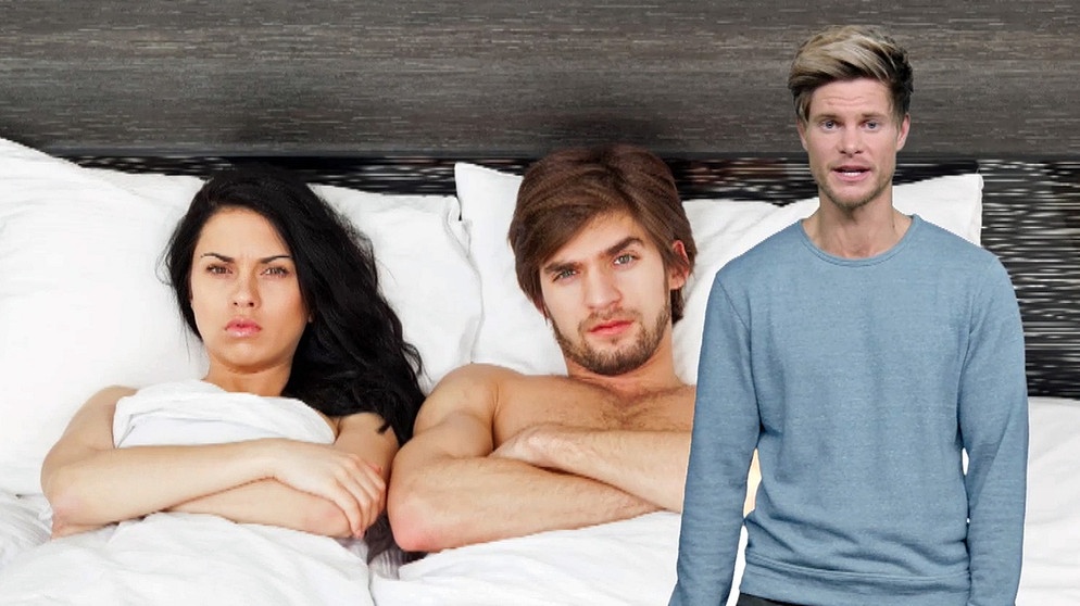 Philip Häusser und ein Paar im Bett | Bild: BR