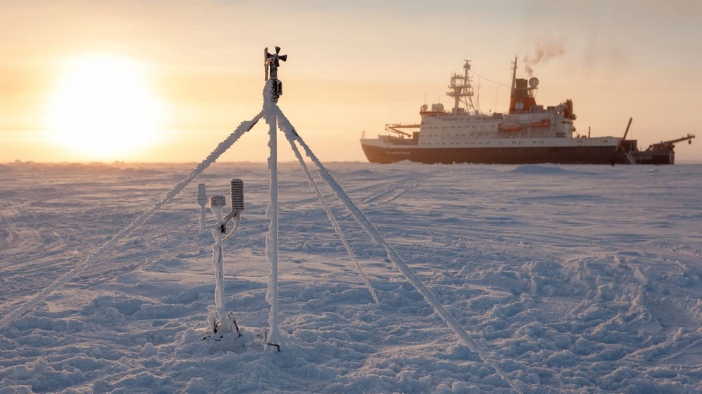 Messungen in der Arktis. Forschungsschiff "Polarstern" | Bild: picture-alliance/dpa/abaca
