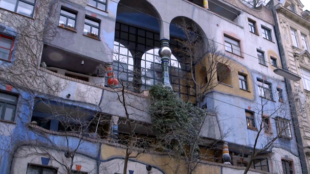 Wiener Gemeindebau von Friedenreich Hundertwasser | Bild: BR