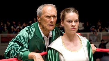 Clint Eastwood und Hillary Swank in "Million Dollar Baby" | Bild: picture-alliance/dpa