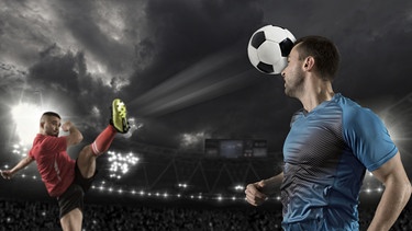 Symbolbild: Hirnverletzungen im Sport durch Kopfbälle | Bild: Adobe Stock / Andrey Burmakin