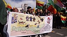 Demonstrationszug in München gegen den türkischen Militäreinsatz in Syrien | Bild: BR