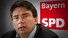 Symbolbild: Der BayernSPD-Vorsitzende Florian von Brunn sorgt für Aufregung im Landtag. | Bild: picture alliance / Matthias Balk, Montage: BR