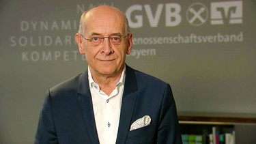 Gregor Scheller, Präsident des Genossenschaftsverbands der Volks- und Raiffeisenbanken Bayern im Kontrovers-Interview | Bild: BR / Kontrovers