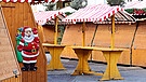 Geschlossene Buden auf einem Weihnachtsmarkt (Symbolbild). | Bild: picture-alliance/dpa/Jan Woitas