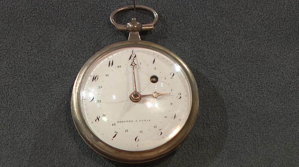 "Breguet à Paris" steht als Schriftzug auf dieser Taschenuhr vom Großvater. Wenn dieses Erbe ein Original des bedeutendsten Uhrmacher aller Zeiten ist, dann wäre das eine kleine Sensation … Geschätzter Wert: 300 bis 500 Euro | Bild: BR