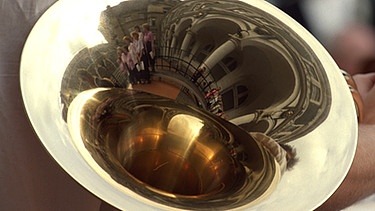 Blechblasinstrument (Ausschnitt), Tuba | Bild: picture-alliance/dpa