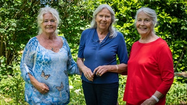 Gisela Heidenreich (Mitte) und ihre Schwestern. | Bild: BR/Marie Wald