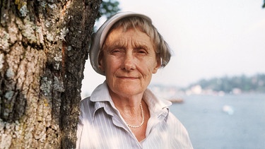 Astrid Lindgren 1987 in Stockholm | Bild: picture-alliance/dpa