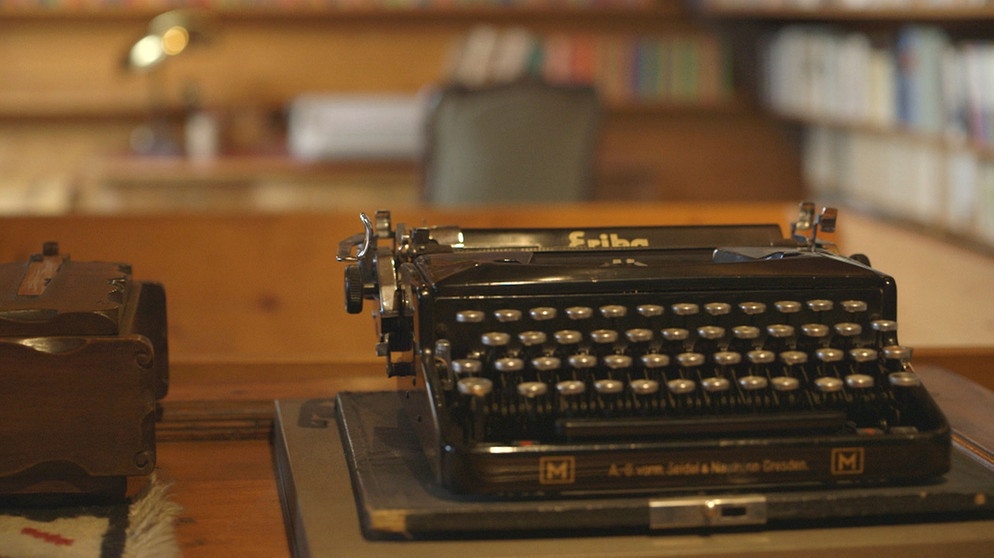 Bachmanns erste Schreibmaschine: ERIKA | Bild: BR