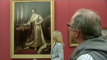Mit Milbergs im Museum: Joseph Stieler malt König Ludwig in der Neuen Pinakothek in München  | Bild: BR