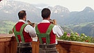 Harz sechs mit "Jodler" beim Musikantentreffen am Ritten in Südtirol. | Bild: BR