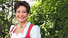 Elisabeth Rehm, Moderatorin des Musikantentreffens am Starnberger See. | Bild: BR/Amelie Völker