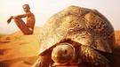 Namibia: San mit Schildkröte | Bild: BR