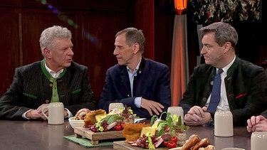 Dieter Reiter, Christoph Deumling, Markus Söder | Bild: BR