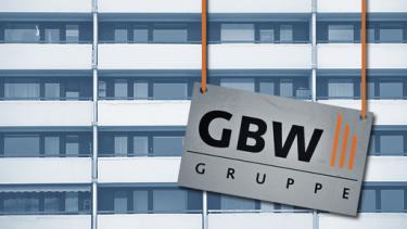 Das Logo der GBW steckt in einer Sanduhr | Bild: Montage: BR; BR