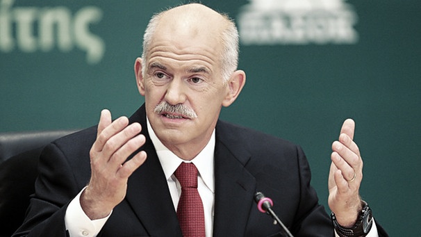 George Papandreou vor dem Wahlsieg am 30. September 2009 | Bild: picture-alliance/dpa