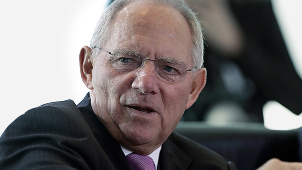 Finanzminister Schäuble im Bundeskabinett am 17. Oktober 2012 | Bild: picture-alliance/dpa