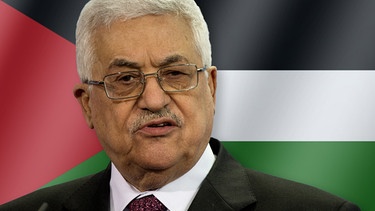 Palästinenser-Präsident Mahmud Abbas | Bild: Maja Hitij/dapd; Montage: BR