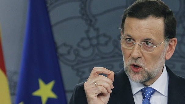 Spaniens Regierungschef Mariano Rajoy | Bild: picture-alliance/dpa