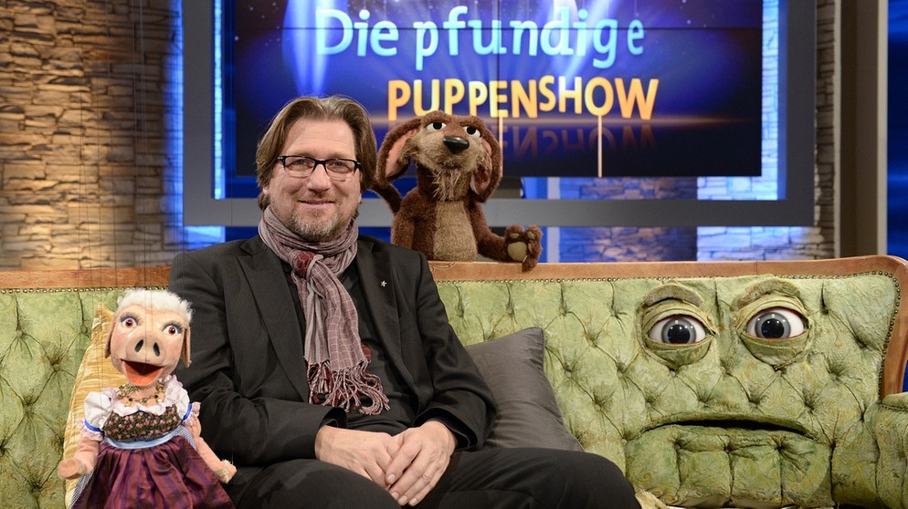 Michael Fitz bei Sauhund, die pfundige Puppenshow | Bild: BR/Theresa Högner