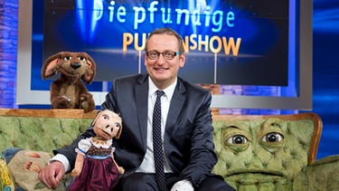 Volker Heißmann zu Gast bei "Sauhund! Die pfundige Puppenshow" | Bild: BR/Theresa Högner