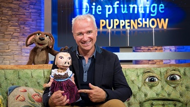 Wolfgang Krebs zu Gast bei "Sauhund! Die pfundige Puppenshow" | Bild: BR/Theresa Högner