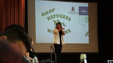 Gehörlose Flüchtlinge | Bild: BR