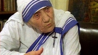 Mutter Teresa im Interview | Bild: BR
