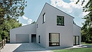 Das Haus ist komplex ausgeformt wie eine geometrische Skultptur. | Bild: Philipp Jester
