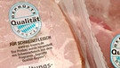 GQ-Siegel auf Schweinefleisch-Packung | Bild: BR