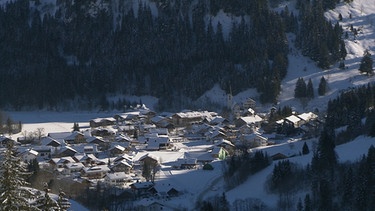 Winter in Oberjoch und Unterjoch | Bild: BR