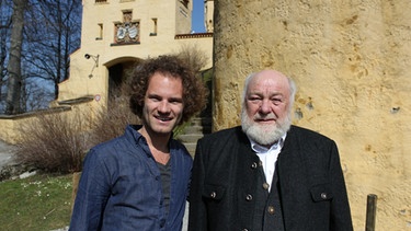 Maxi Schafroth mit Max Lori, ehemaliger Kastellan von Schloss Hohenschwangau | Bild: BR