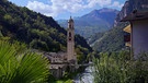 Der Fluss Mera fließt durch Prosto di Piuro und weiter flussabwärts durch Chiavenna.  | Bild: BR/Rupert Heilgemeir