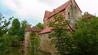 Am Rande der Rhön liegt das Schloss Unsleben | Bild: BR