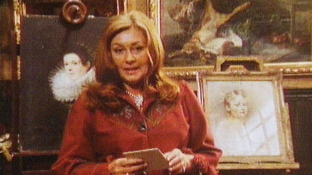 Elfie Pertramer in ihrem Film, Meine Ahnen waren Maler von 1975 | Bild: BR
