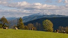 Rund um den Ötscher: Weithin sichtbar ragt der fast 1900 Meter hohe Ötscher aus den Ybbstaler Alpen hervor. | Bild: BR