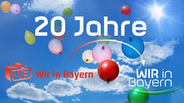 "Wir in Bayern"-Jubiläum mit Logo | Bild: BR