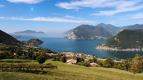 Blick auf den Lago d'Iseo in Italien | Bild: Annette Eckl